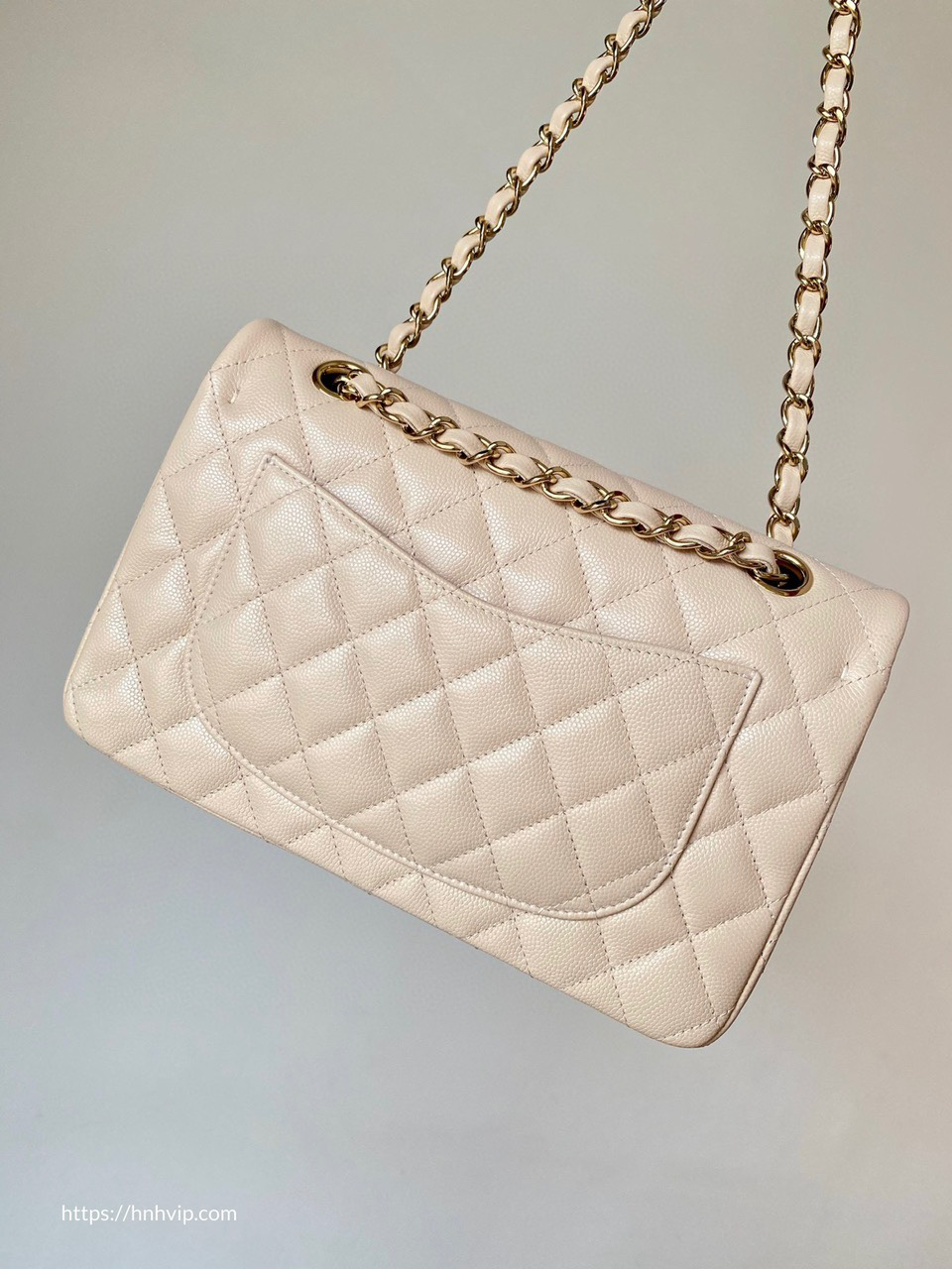 Túi Xách Chanel Classic Flap Bag Medium khóa vàng Centimetvn #8 Túi Xách Chanel Classic Flap Bag Medium khóa vàng Centimetvn